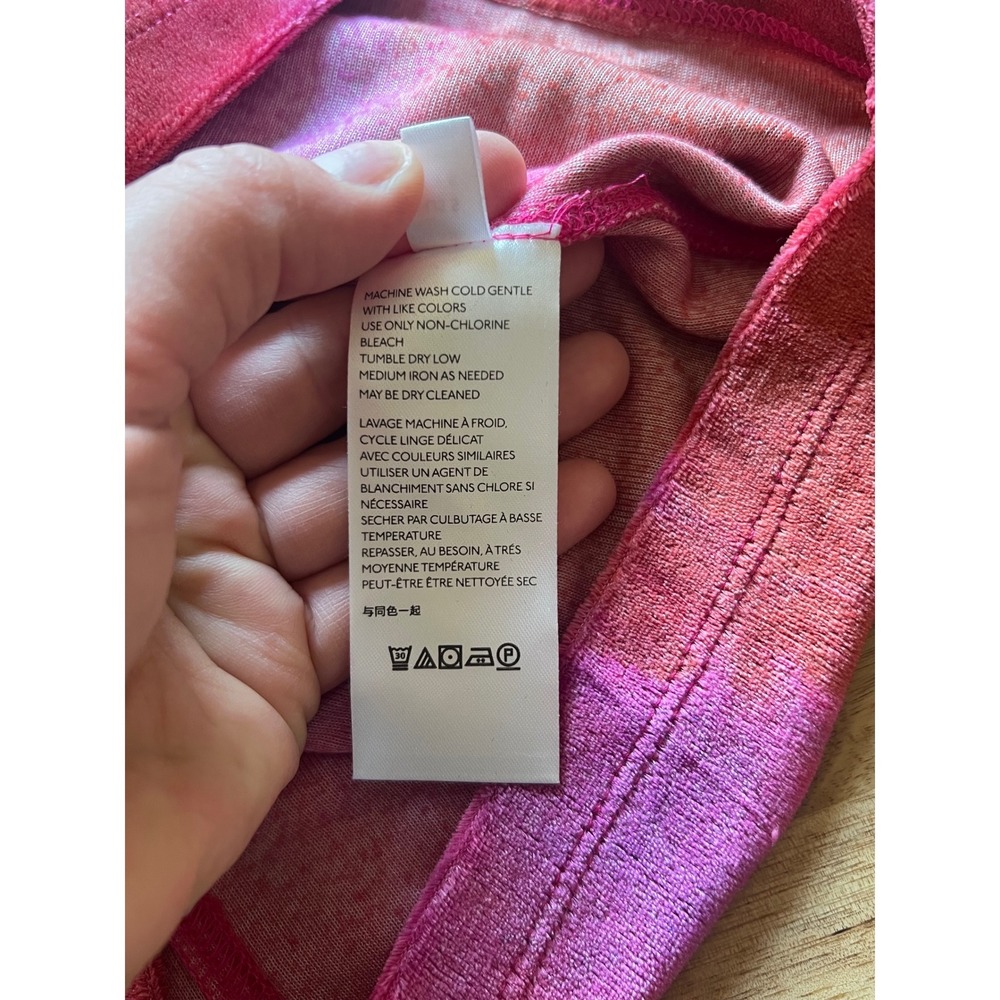 FreePeople Bright Eyes Velvet Crop Top Pink TieDye festival indie boho retro NWT - Picture 5 of 6